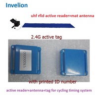 Transpondeur rfid actif 2.45ghz pour moto, ski et vtt, système de synchronisation et de course à puces de course, pour karting, motocross
