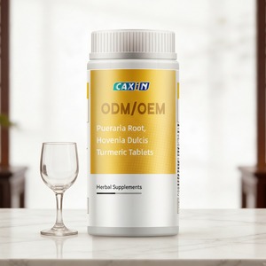 Kapsul Ekstrak Kunyit Hovenia Dulcis Akar Pueraria Alami, Menutrisi Perut, Detoksifikasi Hati, Suplemen Diet <span class=keywords><strong>Herbal</strong></span> untuk Dewasa - Product Image 4
