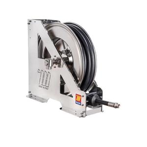 MECLUBE - 073-2409-510 Enrouleur de tuyau automatique en acier inoxydable aisi 304 série hdx-550 robuste pour antigel-lavage de pare-brise - Product Image 1