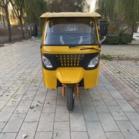 Tuk Tuk Chinois 9 Places, Tricycle Motorisé à Trois Roues, Moto à Trois Roues pour Passagers, Moteur à Essence