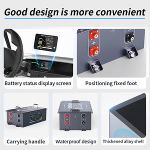 Su Geçirmez Lifepo4 36V 48V 60V72V 100Ah 105Ah 135Ah 150Ah Golf Arabası Lityum Pil 60v100ah Şarj Cihazlı Dönüşüm Kitleri - Product Image 4