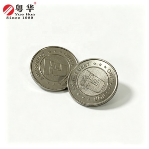 Conception personnalisée de jetons en laiton/alliage métallique avec placage bicolore, différentes tailles pour jetons personnalisés pour distributeur de bonbons - Product Image 4