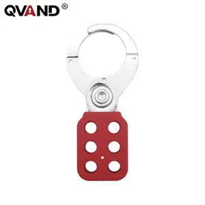 QVAND 38mm 그룹 잠금 안전 보안 스틸 해프 마스터 잠금 LOTO 해시 잠금