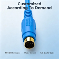 Cable de Descarga de Datos DC Custom USB-SC09+ para PLC Mitsubishi Serie FX, Arnés de Cableado para Comunicación y Programación de Automatización Industrial