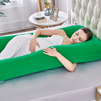 Oreiller de grossesse gonflable rapide en forme de U avec emballage en boîte pour femmes enceintes, soutien du dos, du ventre et des genoux