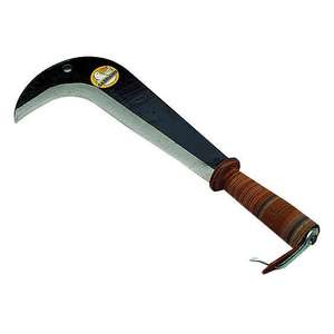 AGEF SRL Cartelera Cuchillo Modelo 2750860 con Mango de Cuero y Gancho para Jardinería - Product Image 1