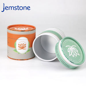 Emballage en tube de carton recyclé biodégradable respectueux de l'environnement avec estampage à chaud pour le café/le thé, taille personnalisable - Product Image 3