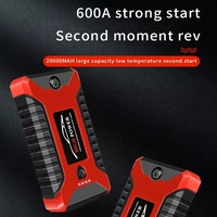 Accessoires de voiture 20000mah tout-en-un outil d'urgence pour véhicule batterie de secours pack de démarrage de voiture avec marteau de sécurité