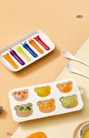 Hitzebeständige Dampfkuchenformen, Babynahrungsergänzungsmittel, Silikon-Wurstformen für Babys, Backformen, Vorrätige Dampfkuchenformen