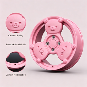 Rines Monobloque Forjados de 15 y 16 Pulgadas con Diseño de Oso Animado, Estilo JDM, para Mini Cooper, Fiat 500, Honda Fit, <span class=keywords><strong>Volkswagen</strong></span> Beetle - Product Image 5