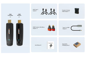 Transmisor y Receptor de Video Inalámbrico HD MI Portátil de 100M Full HD 1080P para Proyector de Reuniones, Transmisión a Través de Pared HD MI Inalámbrico - Product Image 6