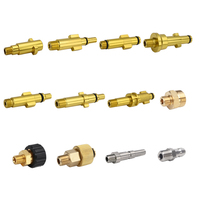 Adaptateur de lance à mousse pour nettoyeur haute pression, canon à mousse, buse à mousse, en aluminium et acier inoxydable, raccord mâle 1/4 pouce