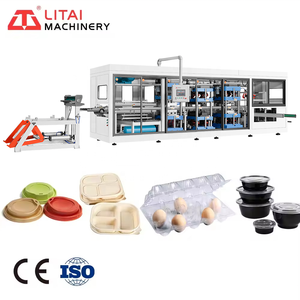 Máquina Automática de Línea de Producción de Termoformado de PS PP PVC BOPS PET Desechable para Envases de Alimentos - Product Image 1