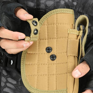 ซองกันน้ำระบบยุทธวิธีไอดับบลิวบ์พร้อมคลิปโลหะเสริมแรงกระเป๋าปืนกันน้ำสำหรับสายพานซองหนัง <span class=keywords><strong>ccw</strong></span> แบบดึงเร็ว - Product Image 5