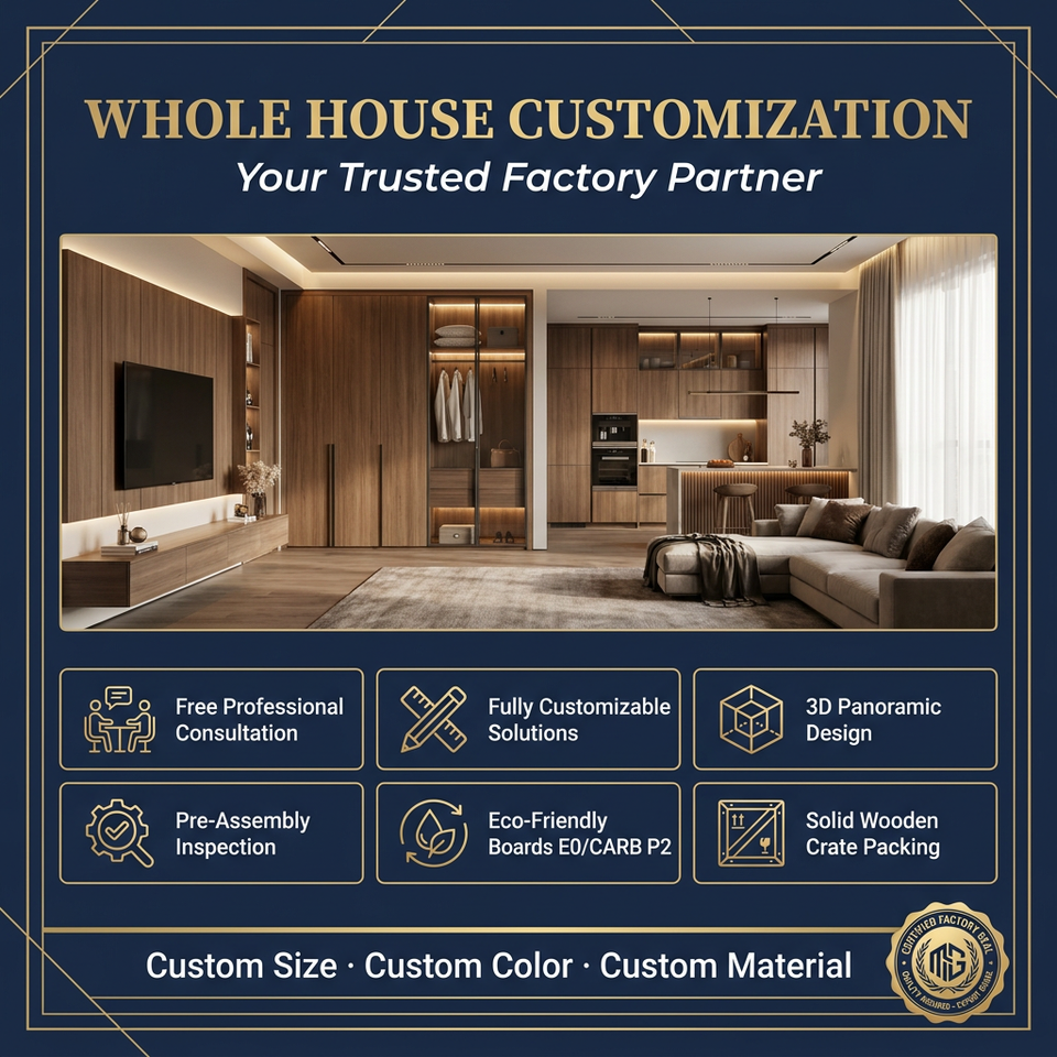 Modern 5-Panel MDF Water Resistant Finished Interior Door Walnut Veneer ...