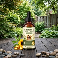 Offre Spéciale : Vitamine E Liquide pour Chiens 250 UI – Complément Nutritionnel et Vitamines Essentielles pour la Santé des Animaux