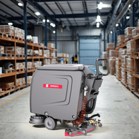 Fregadora de Pisos Manual de Doble Cepillo CleanHorse ARES510 de Fácil Mantenimiento para LIMPIEZA de Almacenes Logísticos y Pisos de Terrazo