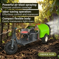 Pulvérisateur agricole à pompe 200L en promotion – Machine de pulvérisation longue portée pour vergers et fermes