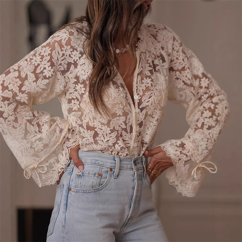 Top 10 Lace Blouse Designs for 2024: Elegant Versatile