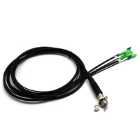 Cordon de brassage fibre optique étanche ODCLC MPO vers SC avec 4 fibres G652D G657A1 G657A2 pour FTTH extérieur, longueur 5M