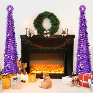 ชุดตกแต่งคริสต์มาส <span class=keywords><strong>ต้น</strong></span>คริสต์มาส ดอกชบา สำหรับห้องนั่งเล่น ห้างสรรพสินค้า งานปาร์ตี้คริสต์มาส <span class=keywords><strong>ต้น</strong></span>คริสต์มาสแบบพับได้ - Product Image 6