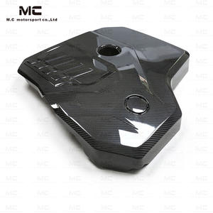Couvercle de moteur sec en fibre de carbone pour Bmw G20 G22 G23 G26 <span class=keywords><strong>318i</strong></span> 330i G30 525i 530i G42 G01 G02 2018 + Capots de moteur avant extérieurs - Product Image 6