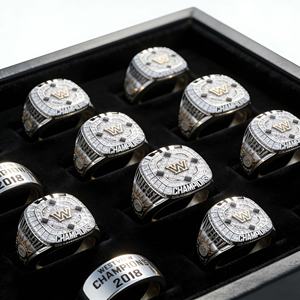 Anillo de Campeonato de Baloncesto, Fútbol, Béisbol, Sóftbol, Hockey sobre Hielo, Joyería de Moda Personalizada, Anillo de Campeones de Equipo de Alta Calidad - Product Image 1