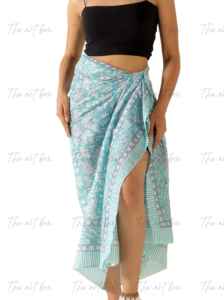 Venta caliente Hawaiian Sarong Pareo Tie Dye 100% Rayón Venta al por mayor personalizado Bali Fabricante Ropa de playa Cubrir 2017 - Product Image 2