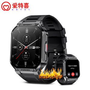 New Ngoài Trời Sức Khỏe Màn Hình Smartwatch Không Thấm Nước Đa Chức Năng Người Đàn Ông Phụ Nữ Bt Cuộc Gọi Đồng Hồ Cho Thể Thao Tập Thể Dục Mk67 Thông Minh Đồng Hồ 9 - Product Image 1