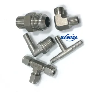 SS316 304 Stainless Steel And Carbon Steel Forged SS Hydraulic Connector Fittings Reducing Shape Tube