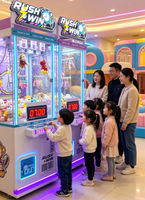 Machine à jeu à monnayeur avec minuterie, modèle Factory Direct Lucky 7 Seconds Challenge, pour jeu de compétence rapide et distribution de figurines, OEM Commercial