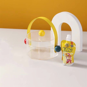 Dễ thương Acrylic Kẹo hộp rõ ràng vòng lưu trữ hộp với xử lý trong suốt trẻ em bên món quà cưới bao bì hộp hiển thị với nắp - Product Image 6