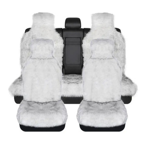 ผ้าคลุมเบาะรถยนต์ขนยาวเทียมหรูหราสำหรับ <span class=keywords><strong>Camry</strong></span> Patrol Logan Rio Solaris Tucson Lada อุปกรณ์เสริมในรถยนต์ - Product Image 1