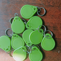 RFID Smart Schlüssel bund ABS Kunststoff NFC Schlüssel anhänger mit Mini Tag T5577 1K EM4305 Chips für den Zugang zur Hotel tür