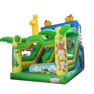 Toboggans secs gonflables pour animaux à louer Toboggans et château de rebond Château sautant avec kits de réparation - Product Image 1