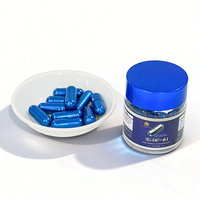 Produits de santé pour adultes en gros, fibres alimentaires, capsules de suppléments à base de plantes, capsules bleues fonctionnelles haute performance pour hommes