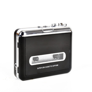 Mini Ultra Slim Retro Cassette Walkman, Auto Reverse, Built-in Stereo <b>Speaker</b>, Cassette to MP3 Converter, <b>USB</b> Supported, ABS She - Product Image 4