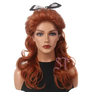 Factory Direct 150% Fun Party - Red Hair For Your Next Celebration! Wigs