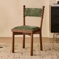 Chaise de salle à manger en bois massif de style Mid-Century, en bois d'hévéa, avec dossier rembourré, entièrement assemblée pour café - Vente en gros usine