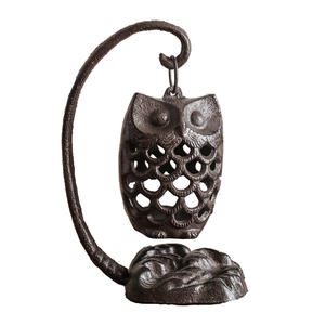 Nordic Retro <strong>Owl</strong> Cast Iron <strong>Candle</strong> <strong>Holder</strong> Hanging Lamp Ornament Home Decoration Decoration Handicraft - Product Image 6