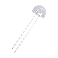 Projecteur de lumière avec Diodes Led, 6 pièces, pour chapeau de paille 0.5w, 8mm, blanc, diffuseur, RGB, de haute qualité