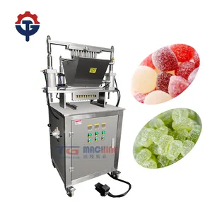 Máquina para hacer caramelos de goma semiautomática con depositador de caramelos de oso de gelatina más vendida