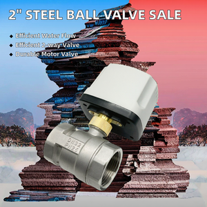 Valvola a sfera motorizzata a solenoide in acciaio inossidabile Acarp da 2 pollici, 2 vie, 3 fili, 2 controlli, attuatore personalizzabile OEM per acqua 2W - Offerta imperdibile - Product Image 3