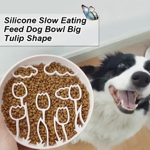 Comedero Lento para Perros de Diseño Nuevo y Elegante 2025, Tazón de Silicona para Mascotas, para Razas Pequeñas, Medianas y Grandes - Product Image 2