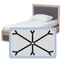 XASMART Sangles élastiques pour draps de lit à usage domestique, attaches pour matelas ronds et carrés