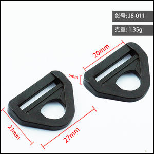 Hebilla Triangular de Plástico para Bolsos, Accesorios para Mochilas, Hebilla en Forma de D para Correa de Hombro, Hebilla de Conexión en Forma de D de Dos Posiciones para Correas - Product Image 5