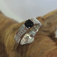 Bagues de luxe noires en zircon cubique fin pour femmes, bague en argent anti-ternissement, bijoux porte-bonheur pour la richesse, bague charme bouddhiste traditionnel