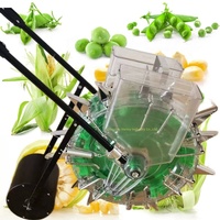 Semoir manuel à maïs à 2 rangs avec fertiliseur – Machine à planter le maïs