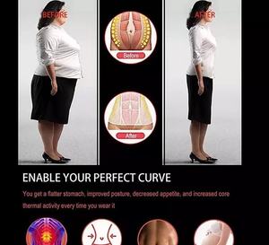 도매 편안한 탄력 스포츠 산후 여성 허리 트레이너 사우나 허리 트레이너 - Product Image 4