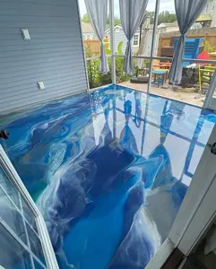 LSY 2:1 No tóxico 100% Sólido Sin solventes Sin burbujas Arañazos Pisos residenciales <span class=keywords><strong>de</strong></span> epoxi en hormigón <span class=keywords><strong>Cemento</strong></span> Solera Madera - Product Image 1